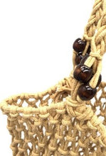 Charger l'image dans la galerie, Sac Cabas Bohème Macramé Camel