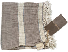 Charger l'image dans la galerie, Serviette de toilette / essuie-mains Beige/Bleu/Crème