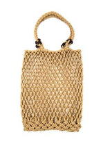 Charger l'image dans la galerie, Sac Cabas Bohème Macramé Camel