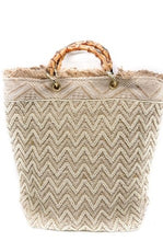 Charger l'image dans la galerie, Sac à mains Cabas Bohème Beige