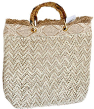 Charger l'image dans la galerie, Sac à mains Cabas Bohème Beige