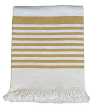 Charger l'image dans la galerie, Serviette de bain / Foutas Beige Moutarde