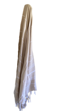 Load image into Gallery viewer, Serviette de bain / Foutas Beige Taupe