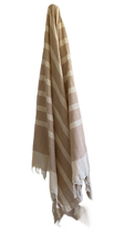 Charger l'image dans la galerie, Serviette de bain / Foutas Beige Ecru