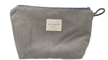 Charger l'image dans la galerie, Trousse de toilette / maquillage VELOURS GRIS FONCE