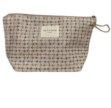 Load image into Gallery viewer, Trousse de toilette / maquillage BEIGE/MARRON