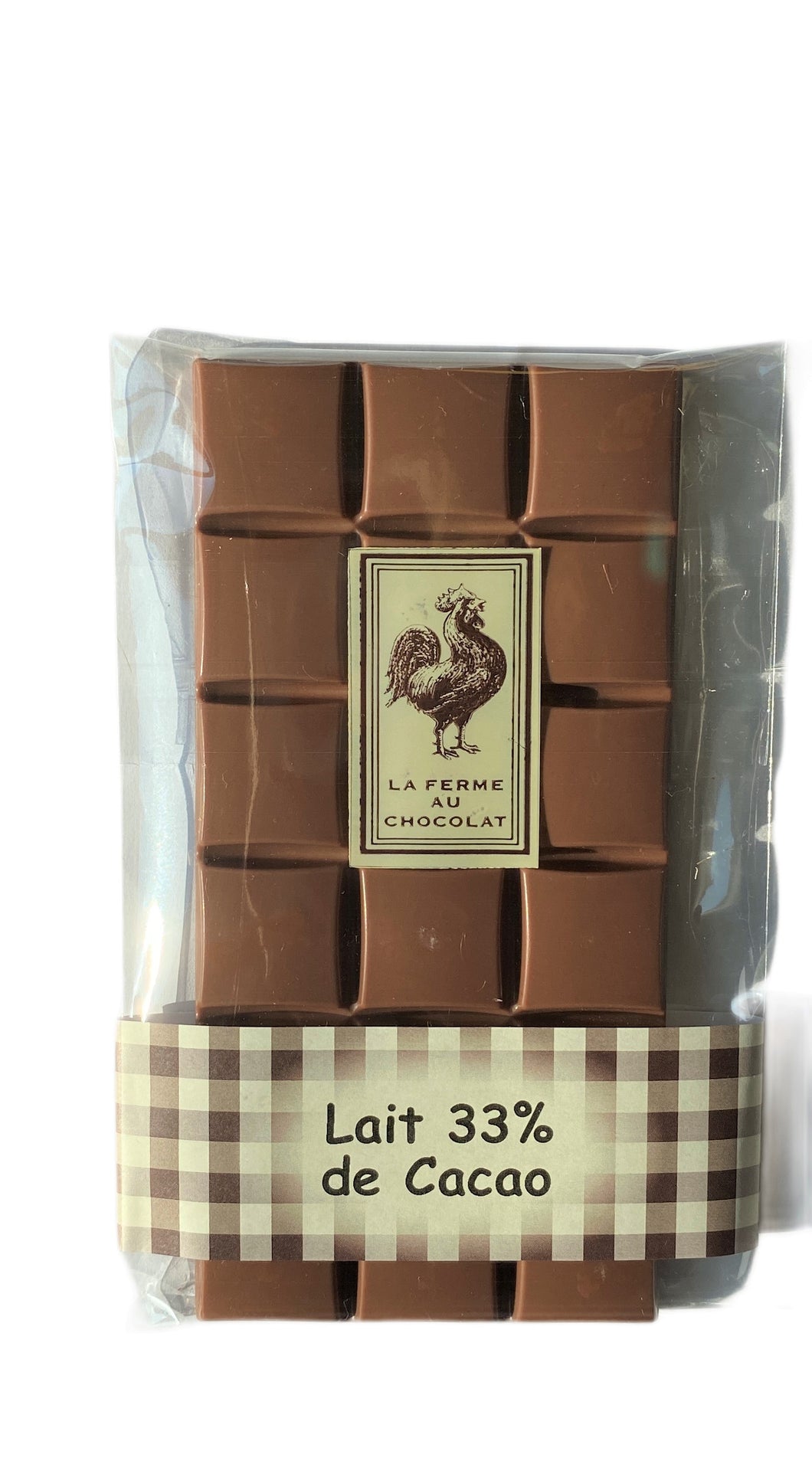 Chocolat lait tablette 33% cacao