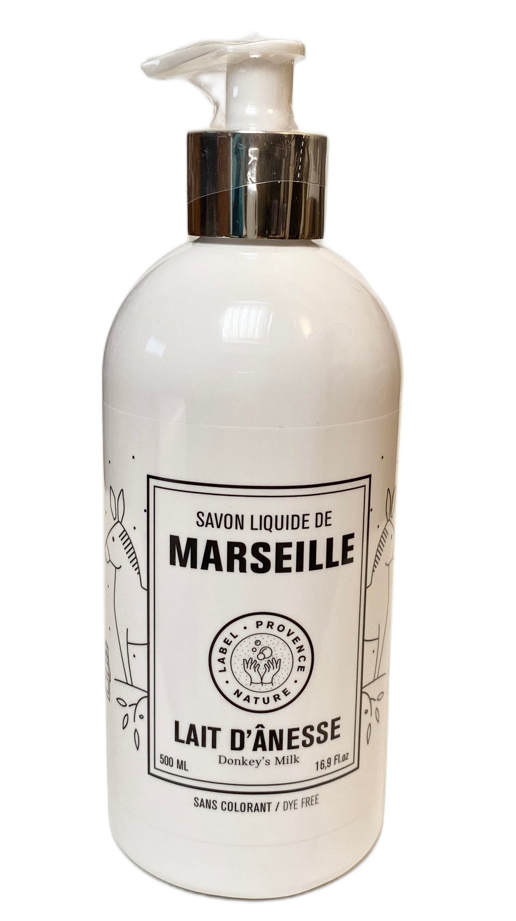 Savon de Marseille liquide au lait d'ânesse BIO
